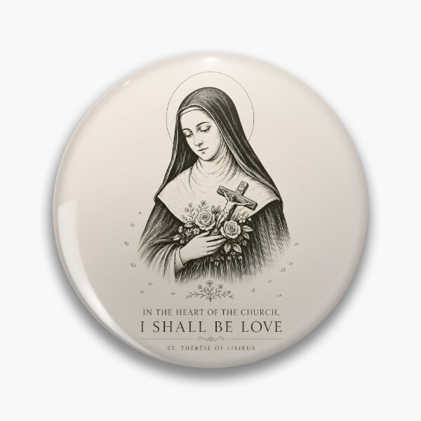 Item preview, St. Therese of Lisieux Art Print designed and sold by John-NW-Shop.