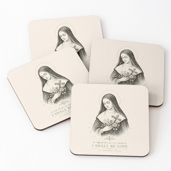 Item preview, St. Therese of Lisieux Art Print designed and sold by John-NW-Shop.