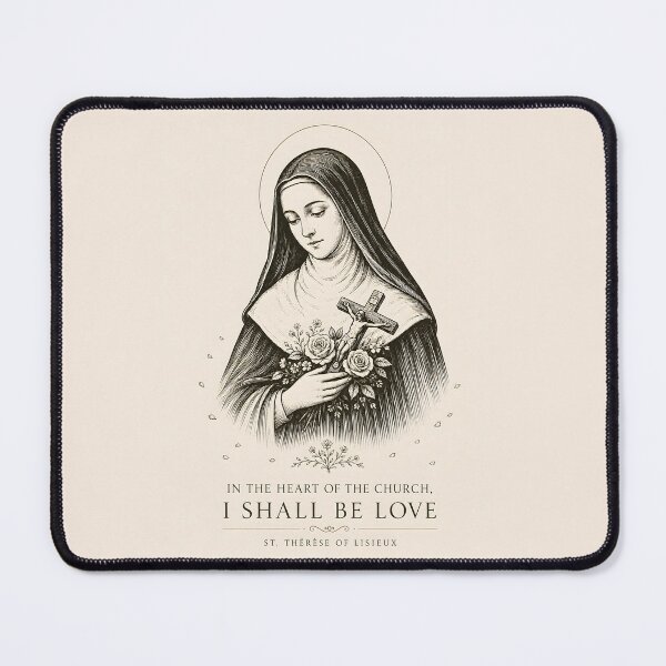 Item preview, St. Therese of Lisieux Art Print designed and sold by John-NW-Shop.