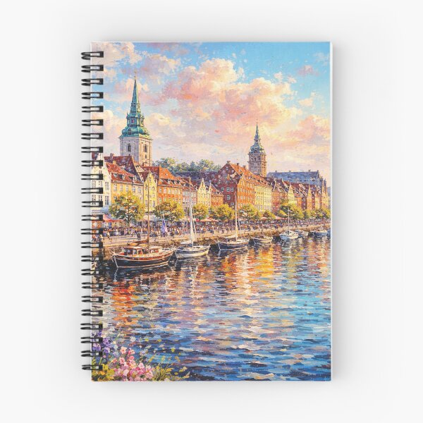 Item preview, A painting of Aalborg, Denmark – A Beautiful City in Europe. designed and sold by GalleryKauffeld.