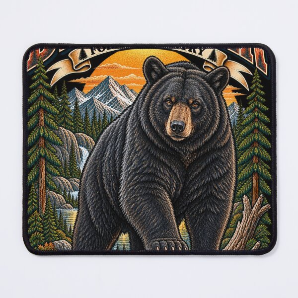 Item preview, Black Bear Forest Country designed and sold by KrungiT Design .