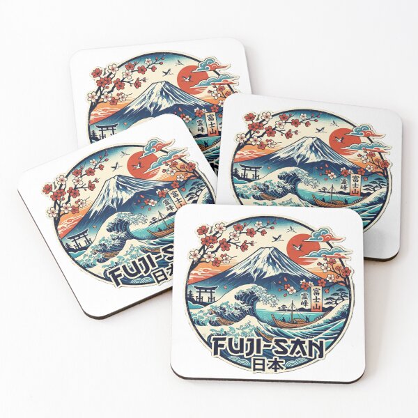 Item preview, ukiyo-e style mt. fuji with cherry blossoms_260813-2 designed and sold by JpnArts-Sak981.