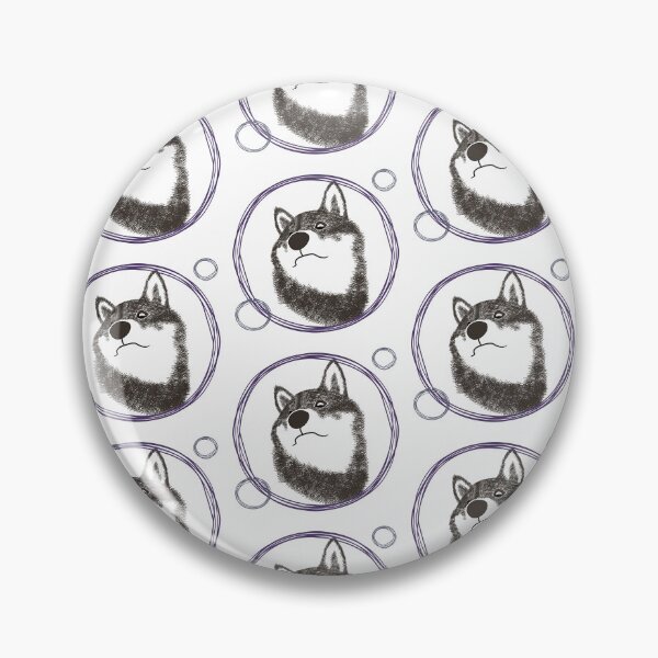 Item preview, Shiba Inu in the Bubble - Dark purple designed and sold by ShibaCruise-On.