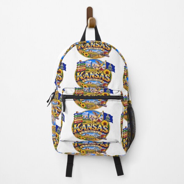Item preview, Kansas Sunflower State Travel Doodle designed and sold by Awarrie.