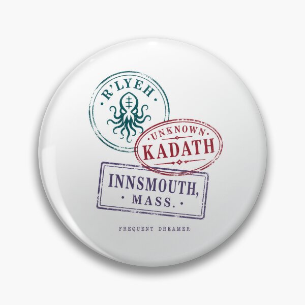 Item preview, Lovecraft Frequent Dreamer - R'lyeh Passport Stamps designed and sold by Fenay Designs.