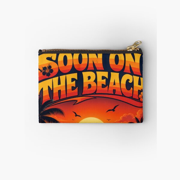 Item preview, Soon on the Beach – Summer Vacation Sunset Beach Travel Design 4 designed and sold by WordPlayStudio.