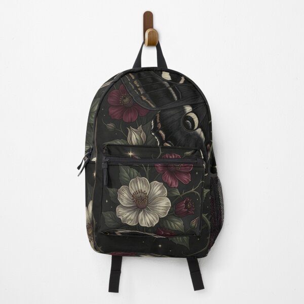 Item preview, Gothic Moth Garden | Dark Botanical Fantasy designed and sold by JanjjaSoulInk.