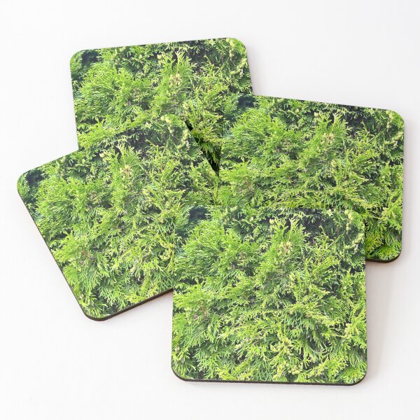 Item preview, Lush Green Thuja Cypress Foliage Texture Pattern⁠ designed and sold by Julia9632.