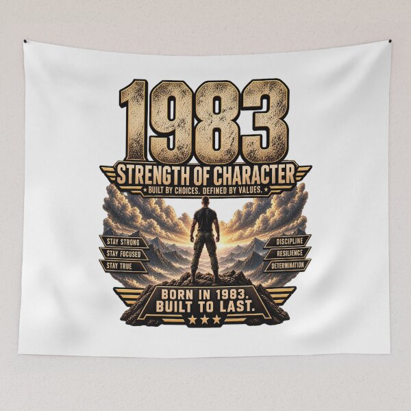 Item preview, Born in 1983 Strength of Character designed and sold by JMDG Studio.
