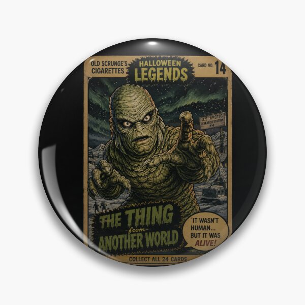 Item preview, The Thing from Another World - Halloween Trading Cards designed and sold by halibutgoatramb.