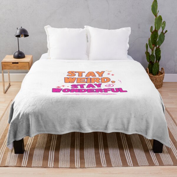 Item preview, Stay Weird Stay Wonderful Sticker designed and sold by Hustlingminds.