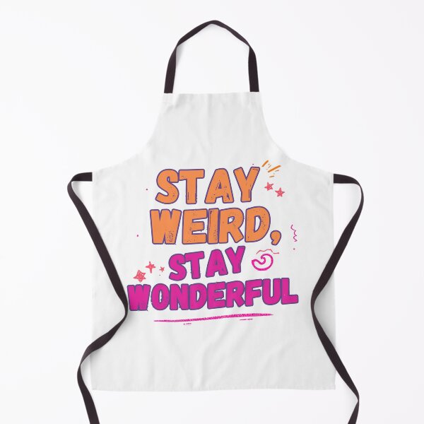 Item preview, Stay Weird Stay Wonderful Sticker designed and sold by Hustlingminds.