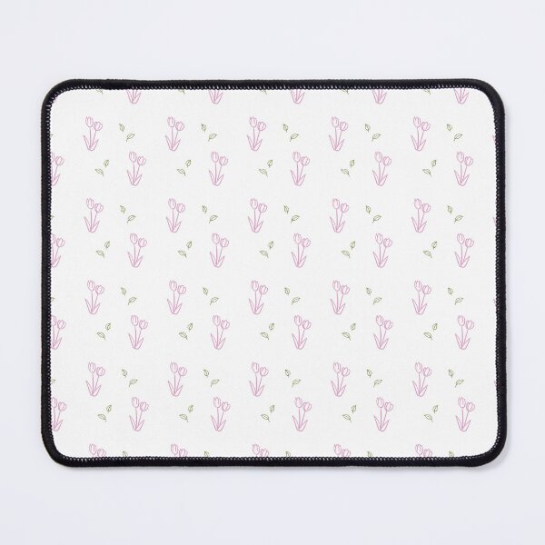 Item preview, Minimalist Cute Light Pink Tulip Line Art Design designed and sold by eriscreates.
