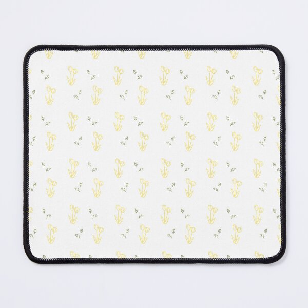 Item preview, Minimalist Cute Light Yellow Tulip Line Art Design designed and sold by eriscreates.