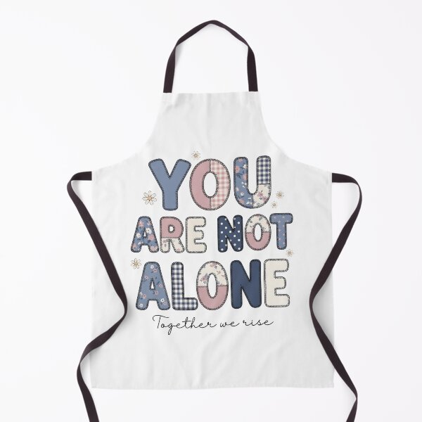 Item preview, You Are Not Alone Floral Positive Message T-Shirt designed and sold by StickerNestYou.