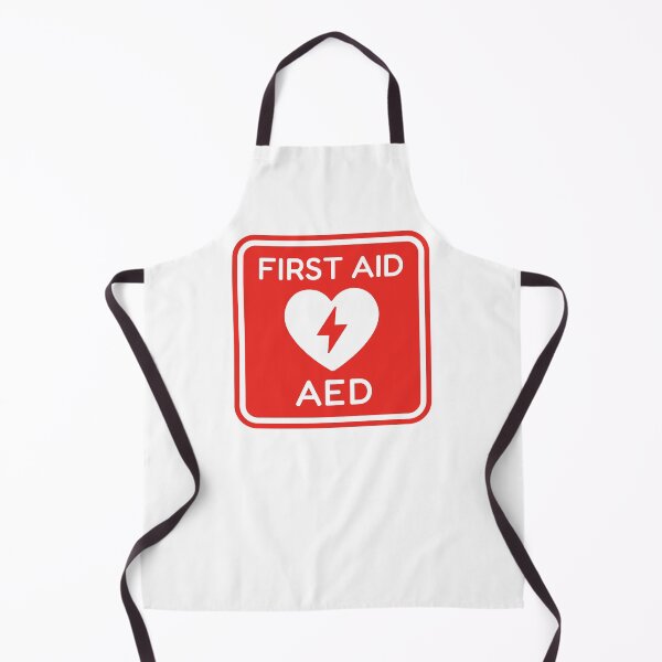 Item preview, First Aid AED Emergency Heart Sign designed and sold by VectorForge Studio.