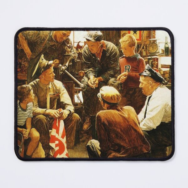 Item preview, Norman Rockwell designed and sold by Foxintheloart.