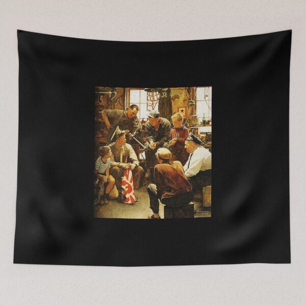 Item preview, Norman Rockwell designed and sold by Foxintheloart.