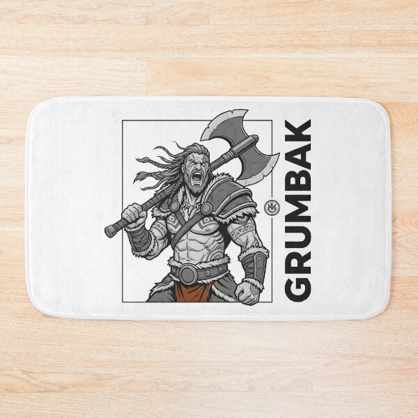 Item preview, Viking Berserker Warrior Norse Mythology Axe Warrior designed and sold by StickerNestYou.