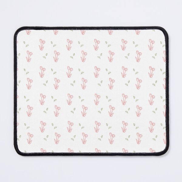 Item preview, Minimalist Cute Old Pink Tulip Line Art Design designed and sold by eriscreates.