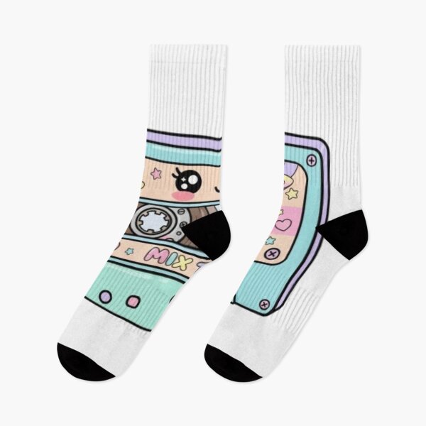 Item preview, Kawaii Cute Mixtape Retro Cassette Tape Art designed and sold by DailySparks.