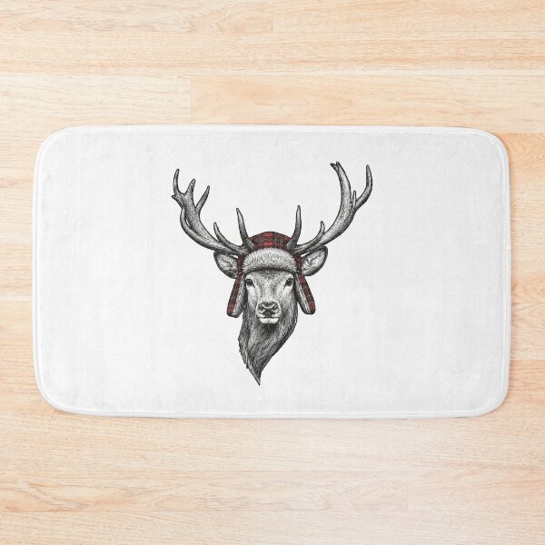 Item preview, Plaid Trapper Hat Deer designed and sold by Silvered-Wings.