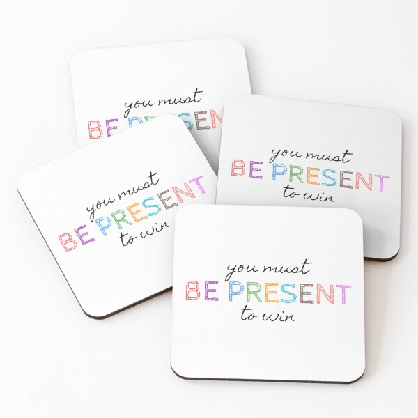 Item preview, You Must Be Present To Win designed and sold by PublicArtDesign.