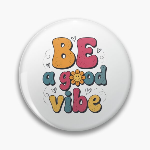 Item preview, Be Good Vibe – Colorful Positive Vibes Floral Smiley Design designed and sold by StickerNestYou.