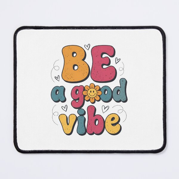 Item preview, Be Good Vibe – Colorful Positive Vibes Floral Smiley Design designed and sold by StickerNestYou.
