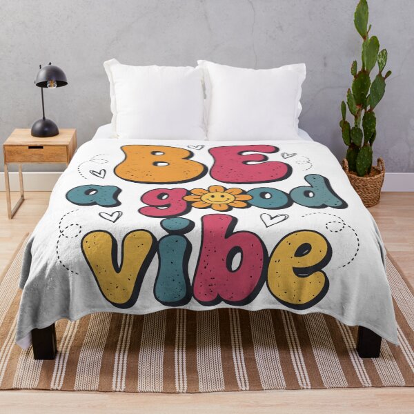 Item preview, Be Good Vibe – Colorful Positive Vibes Floral Smiley Design designed and sold by StickerNestYou.