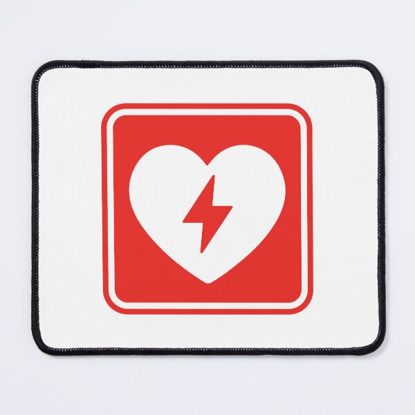 Item preview, Emergency Heart Defibrillator Symbol designed and sold by VectorForge Studio.