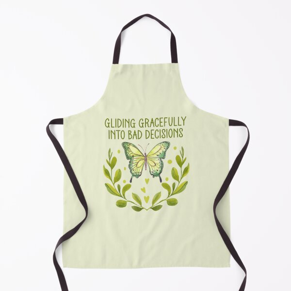 Item preview, Gliding Gracefully Into Bad Decisions - Funny Sarcastic Watercolor Butterfly designed and sold by the-Z3nith.