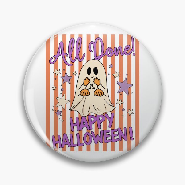 Item preview, All Done Sped Teacher Halloween Ghost Fun Design designed and sold by nryum.