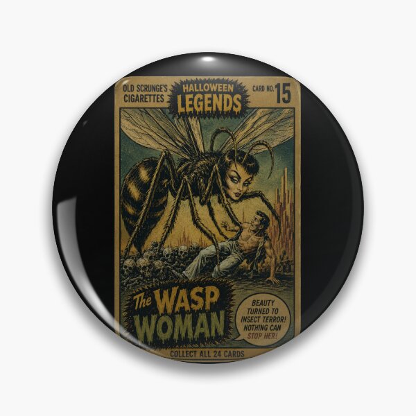 Item preview, The Wasp Woman - Halloween Trading Cards designed and sold by halibutgoatramb.