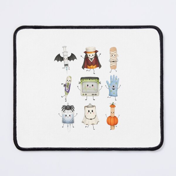 Item preview, Cute Halloween Healthcare Nurse Doctor Characters designed and sold by ImeldaSparks.
