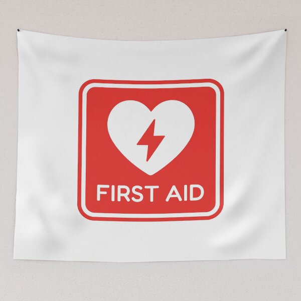 Item preview, First Aid Emergency Heart Symbol designed and sold by VectorForge Studio.
