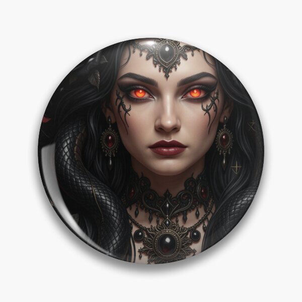 Item preview, Medusa Queen | Gothic Dark Feminine designed and sold by JanjjaSoulInk.