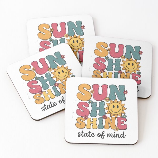 Item preview, Sunshine State of Mind – Happy Positive Summer Floral Design designed and sold by StickerNestYou.