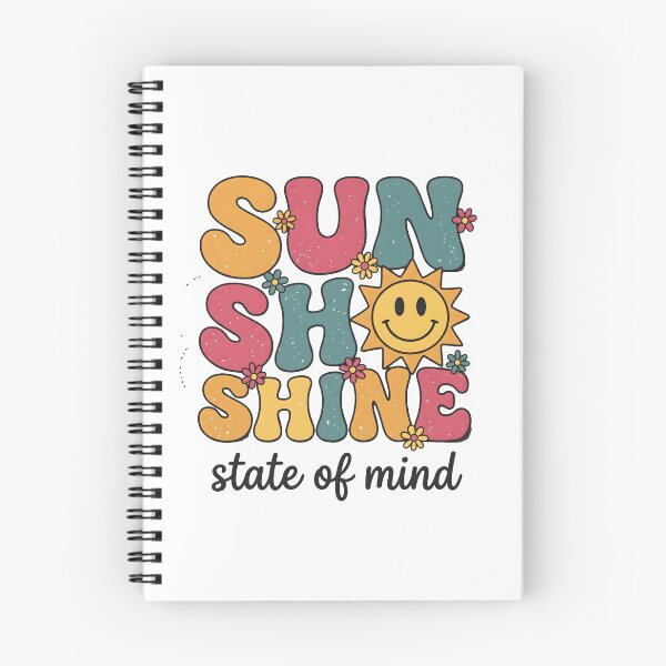 Item preview, Sunshine State of Mind – Happy Positive Summer Floral Design designed and sold by StickerNestYou.