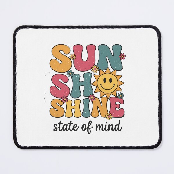 Item preview, Sunshine State of Mind – Happy Positive Summer Floral Design designed and sold by StickerNestYou.