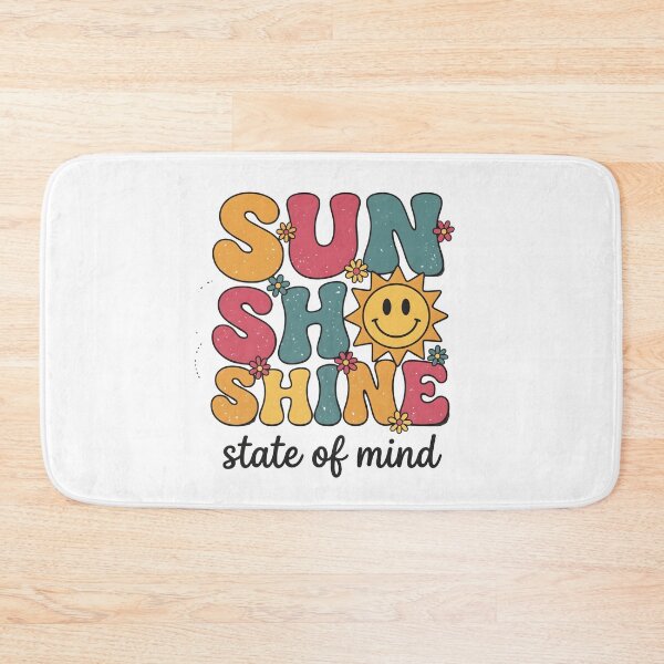 Item preview, Sunshine State of Mind – Happy Positive Summer Floral Design designed and sold by StickerNestYou.