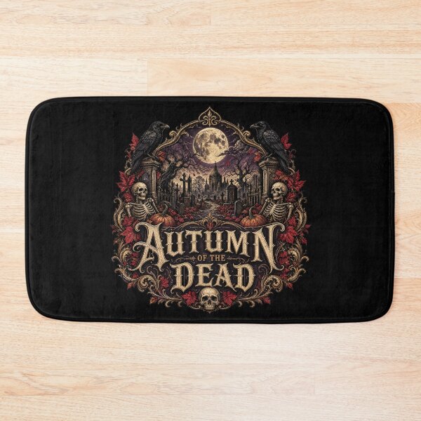 Item preview, Halloween Autumn of the Dead – Dark Fall Macabre Sticker designed and sold by Uglyandcute.