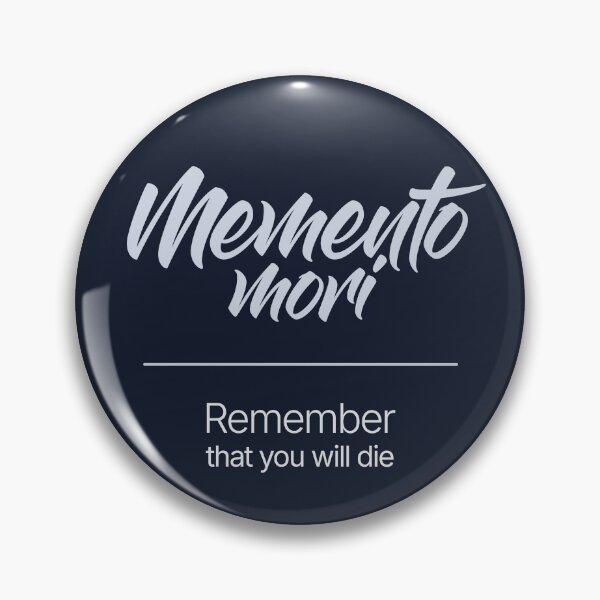 Item preview, Memento Mori – Minimalist Style Stoic Quote - Light Version designed and sold by Stoic Core.