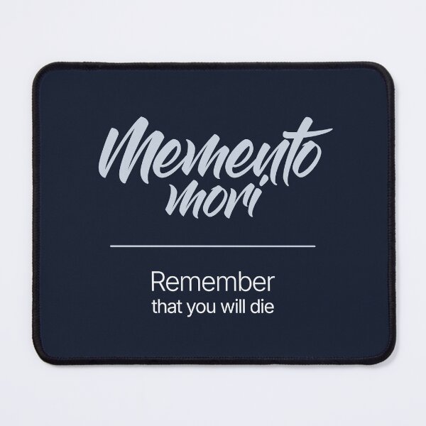 Item preview, Memento Mori – Minimalist Style Stoic Quote - Light Version designed and sold by Stoic Core.