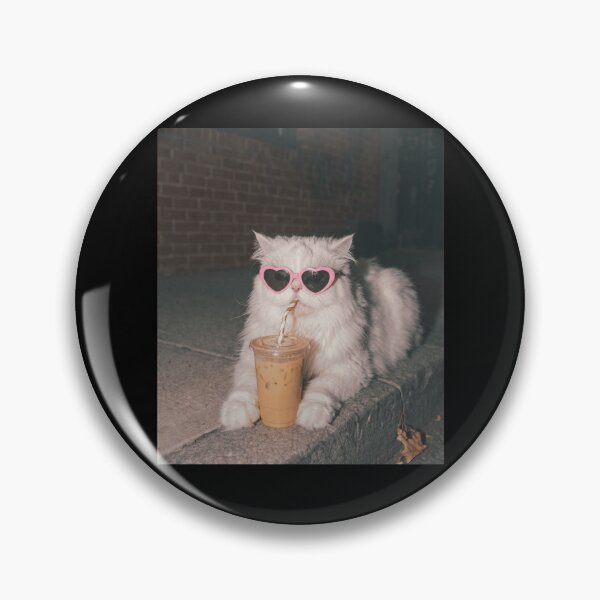 Item preview, Cool Cat with Iced Coffee Fun designed and sold by nryum.