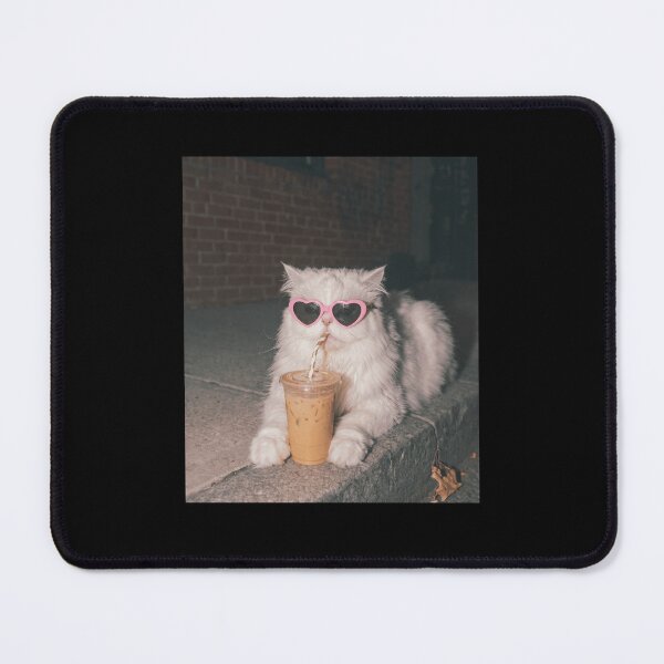 Item preview, Cool Cat with Iced Coffee Fun designed and sold by nryum.