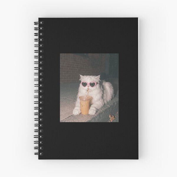 Item preview, Cool Cat with Iced Coffee Fun designed and sold by nryum.