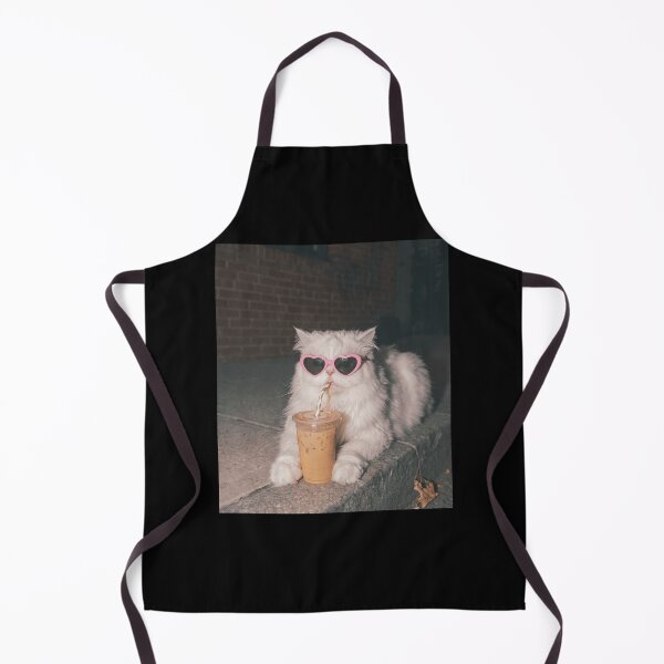 Item preview, Cool Cat with Iced Coffee Fun designed and sold by nryum.