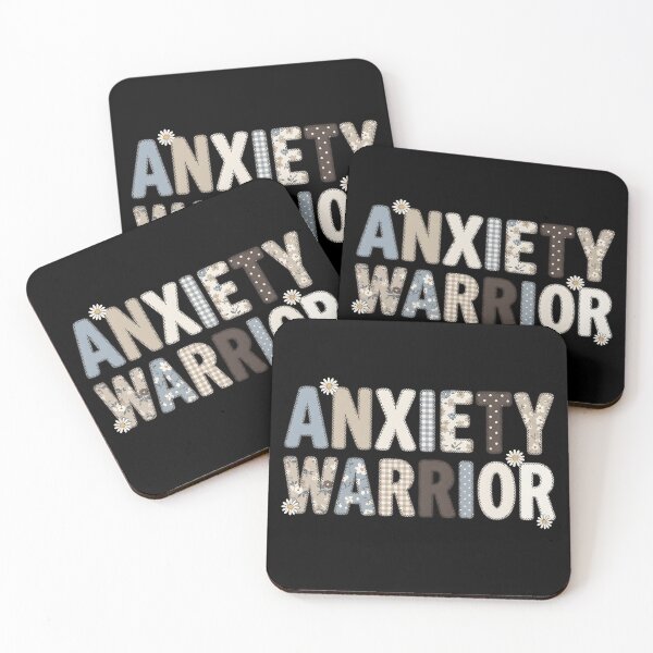 Item preview, Anxiety Warrior – Mental Health Awareness Floral Inspirational Design designed and sold by StickerNestYou.