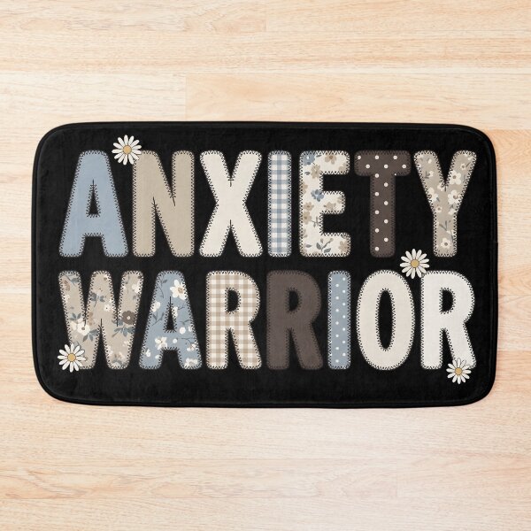 Item preview, Anxiety Warrior – Mental Health Awareness Floral Inspirational Design designed and sold by StickerNestYou.